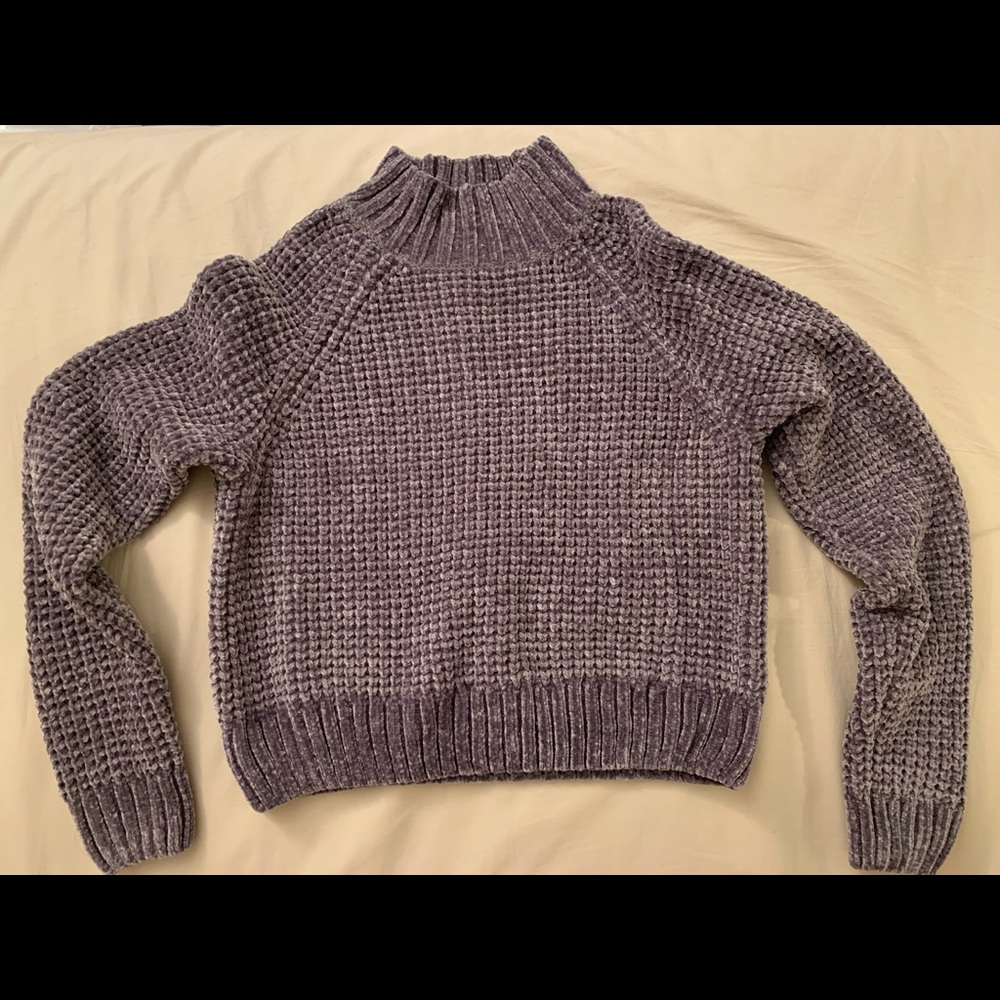 Brown Divided H&M Chunky knit sweater